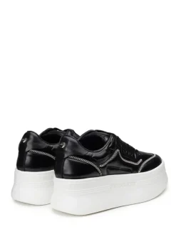 Sneakers donna “Cult” CLW396600/601 Collezione Primavera/Estate 2025 – Bianco argento/Nero