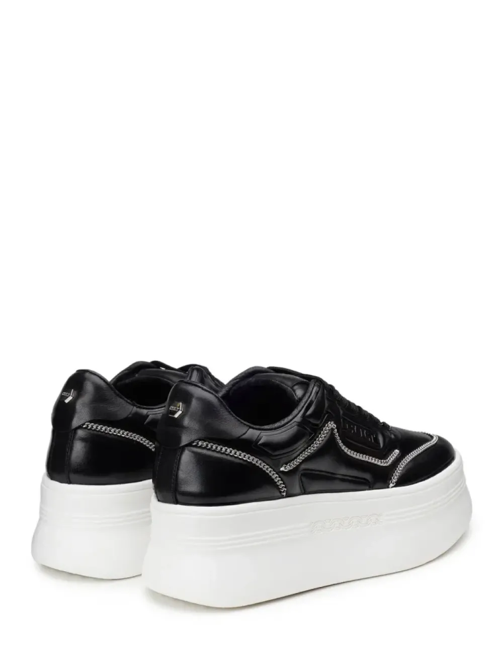 Sneakers donna “Cult” CLW396600/601 Collezione Primavera/Estate 2025 – Bianco argento/Nero