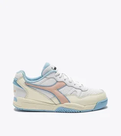 Sneakers donna “Diadora” 501.179 584 01 Collezione Primavera/Estate 2025 – Bianco Carta da zucchero Rosa