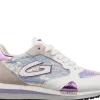 Sneakers donna “Guardiani” AGW350002 Collezione Primavera/Estate 2025 Paillettes – Bianco e Lilla Multi