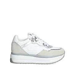 Sneakers donna “Guardiani” AGW131000 Collezione Primavera/Estate 2025 – Bianco Multi/Sabbia