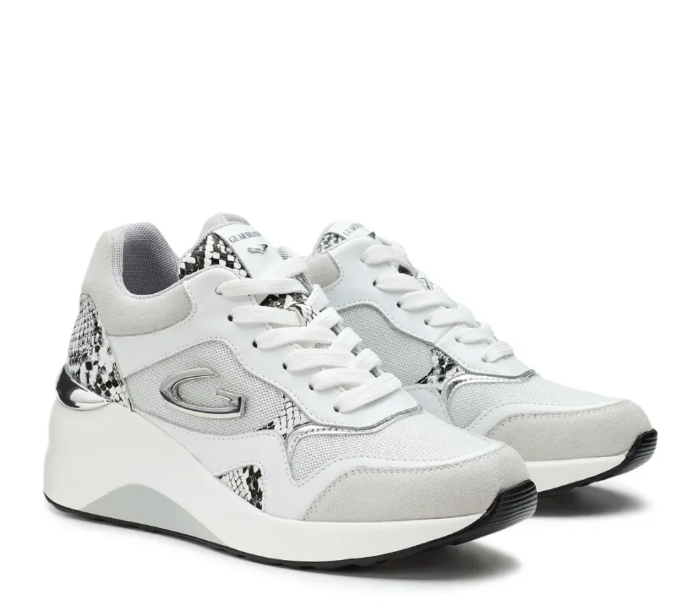 Sneakers donna “Guardiani” AGW430600 Collezione Primavera/Estate 2025 – Bianco e Grigio