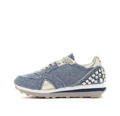 Sneakers donna “Guardiani” AGW410700 Collezione Primavera/Estate 2025 con pietre – Denim