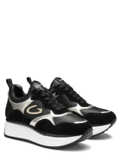 Sneakers donna “Guardiani” AGW017007 Collezione Primavera/Estate 2025 – Nero e Oro