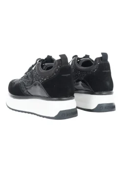 Sneakers donna “Guardiani” AGW017013 Collezione Primavera/Estate 2025 – con paillettes – Nero