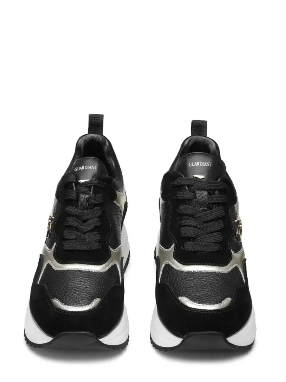 Sneakers donna “Guardiani” AGW017007 Collezione Primavera/Estate 2025 – Nero e Oro
