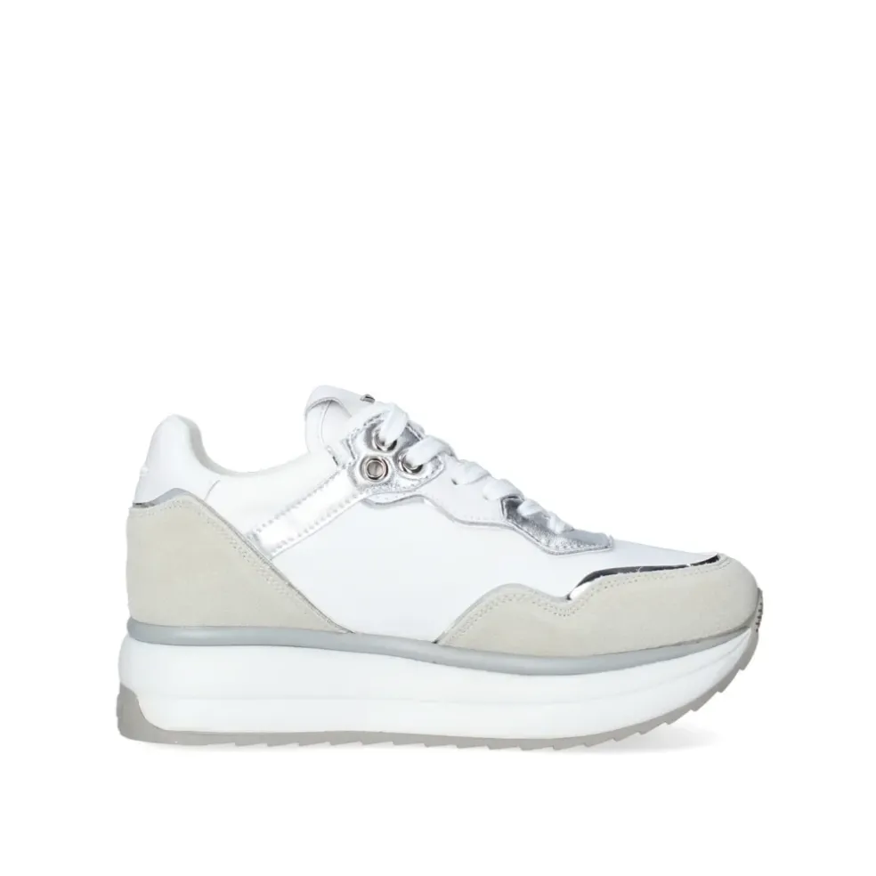 Sneakers donna “Guardiani” AGW131000 Collezione Primavera/Estate 2025 – Bianco Multi/Sabbia