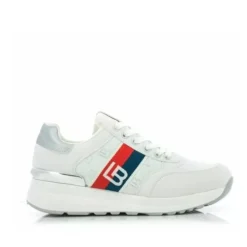 Sneakers donna “Laura Biagiotti” 8427 Collezione Primavera/Estate 2025 – Bianco e argento