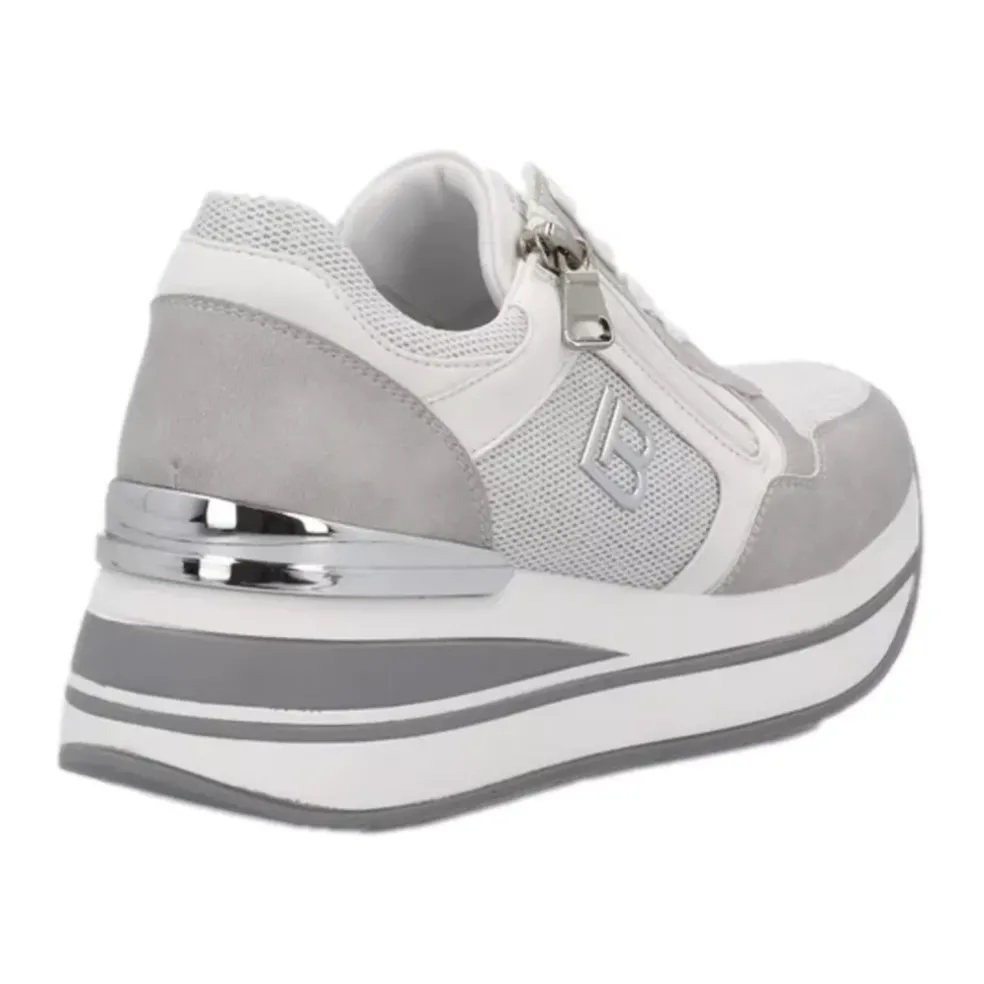 Sneakers donna “Laura Biagiotti” 8426 Collezione Primavera/Estate 2025 – Grigio perla/Cipria