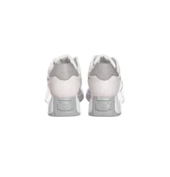 Sneakers donna “Laura Biagiotti” 8414 Collezione Primavera/Estate 2025 – Bianco e argento