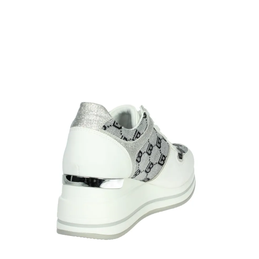 Sneakers donna “Laura Biagiotti” 8427 Collezione Primavera/Estate 2025 – Bianco e blu/Blu e bianco/Bianco