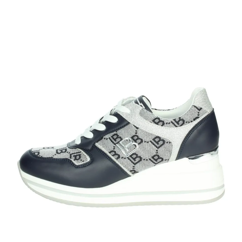 Sneakers donna “Laura Biagiotti” 8427 Collezione Primavera/Estate 2025 – Bianco e blu/Blu e bianco/Bianco