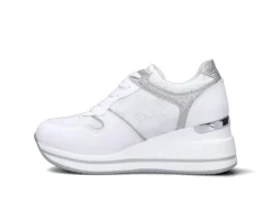 Sneakers donna “Laura Biagiotti” 8427 Collezione Primavera/Estate 2025 – Bianco e blu/Blu e bianco/Bianco