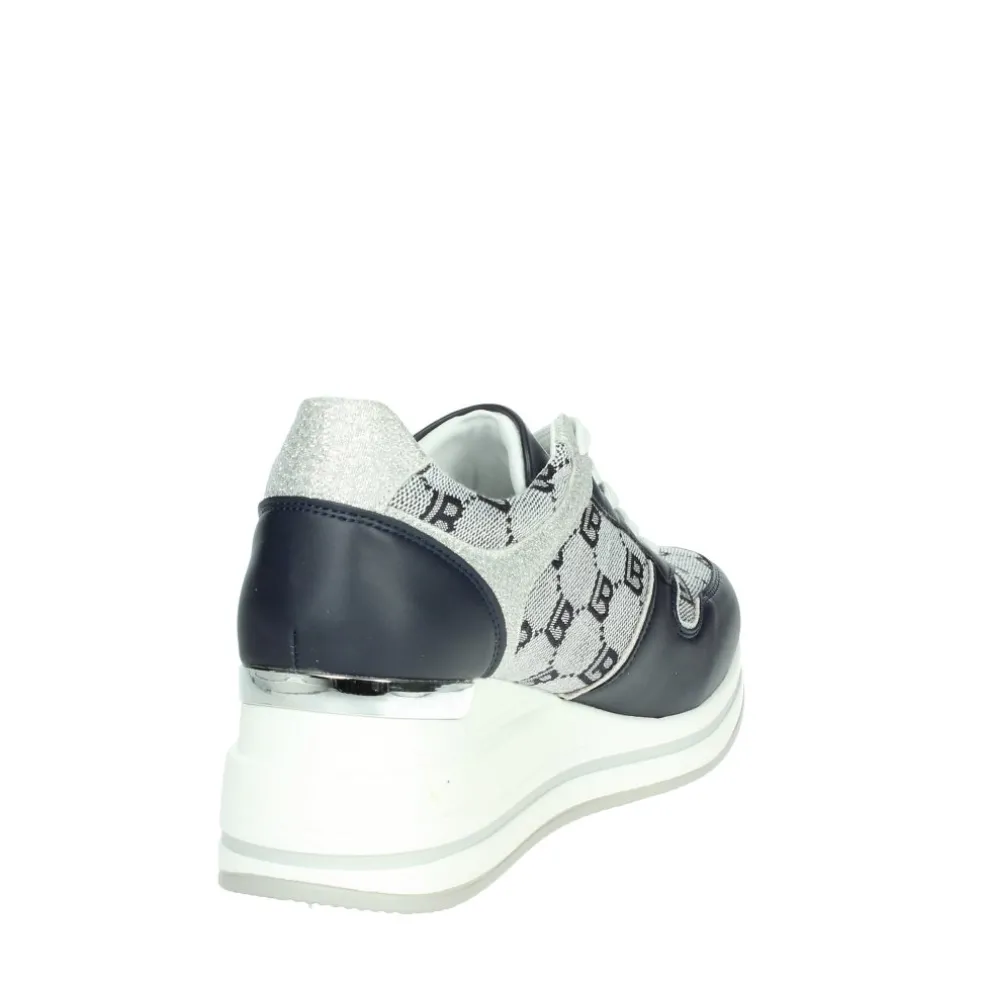 Sneakers donna “Laura Biagiotti” 8427 Collezione Primavera/Estate 2025 – Bianco e blu/Blu e bianco/Bianco