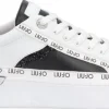 Sneakers donna “Liu Jo” Silvia 66 Collezione Autunno/Inverno 2024/2025 – Nero e Bianco