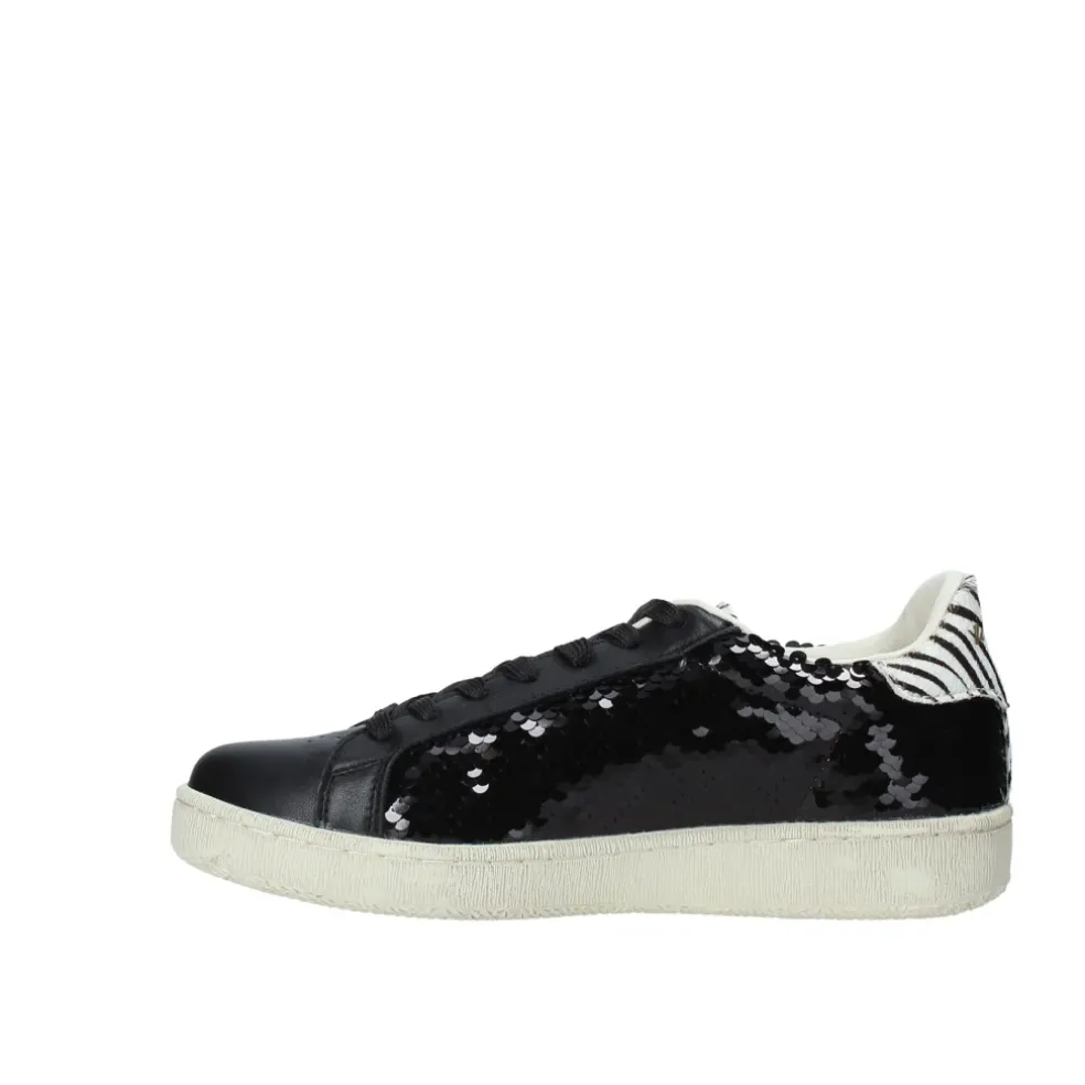 Sneakers donna “Lotto” 215168 Autograph Paillettes W Collezione Primavera/Estate 2025 – Nero Multi