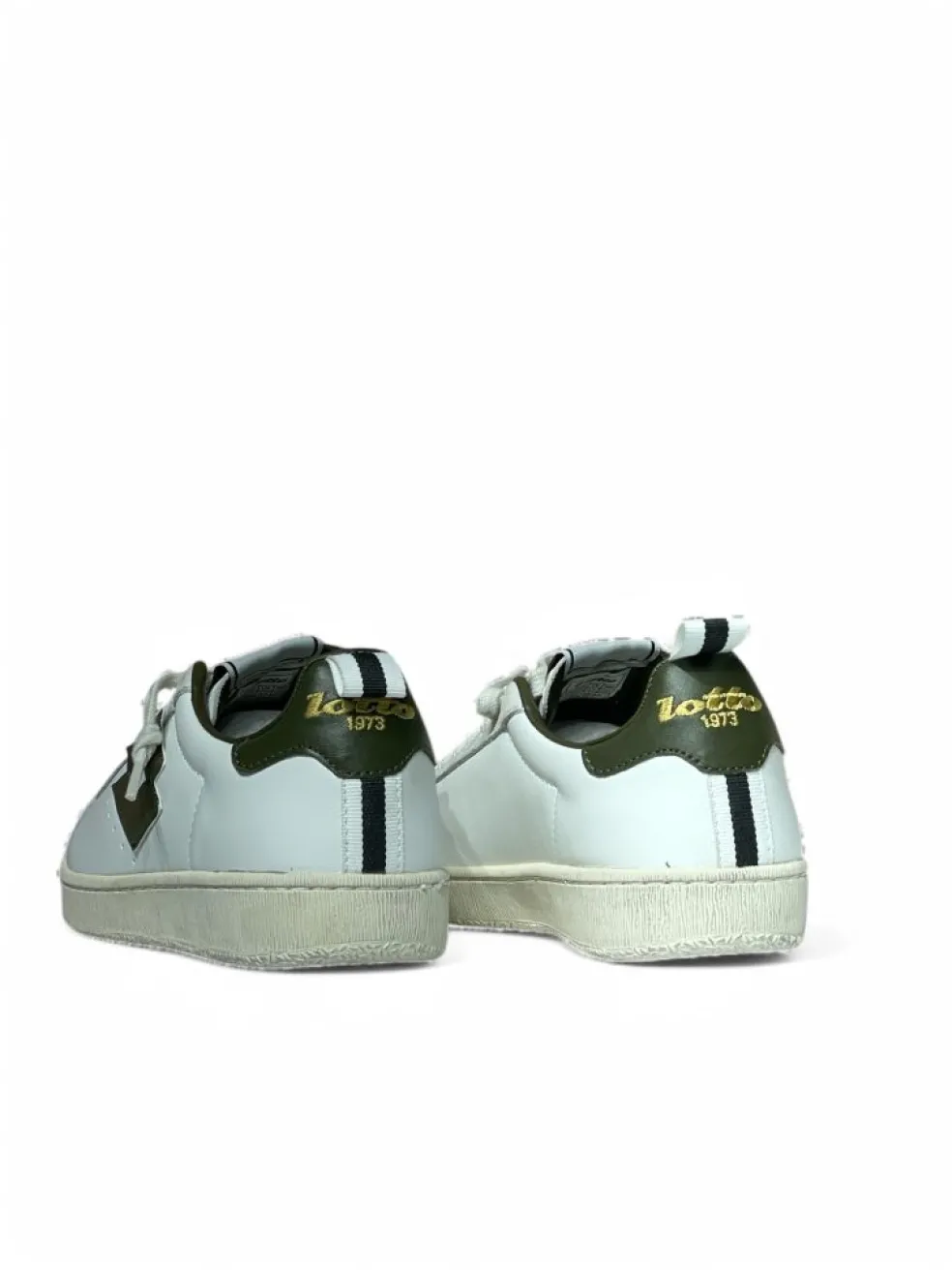 Sneakers donna “Lotto” 213494 5LQ Autograph W Collezione Primavera/Estate 2025 – Bianco e oliva