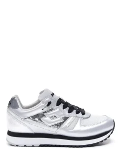 Sneakers donna “Lotto” 212422 5MX Tokyo Wedge Paillettes W Collezione Primavera/Estate 2025 – Grigio Silver