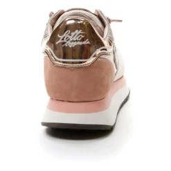 Sneakers donna “Lotto” 215087 6YA Wedge Metal W Collezione Primavera/Estate 2025 – Pesca e oro