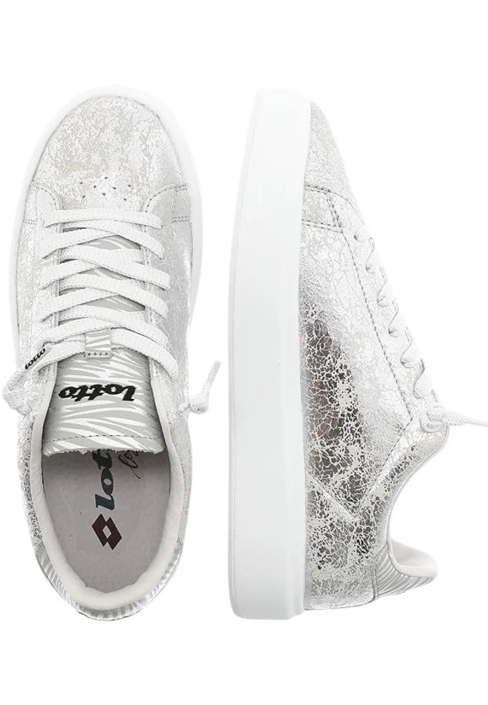 Sneakers donna “Lotto” Impressions Crack Collezione Primavera/Estate 2025 – Maculato/Zebrato