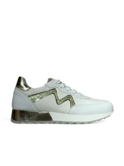 Sneakers donna “Manila Grace” 607 16 Collezione Primavera/Estate 2025 – Bianco e platino