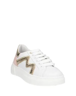 Sneakers donna “Manila Grace” 60138 Collezione Primavera/Estate 2025 – Bianco platino e cipria
