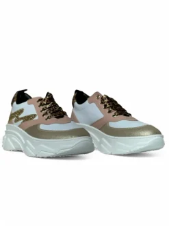 Sneakers donna “Manila Grace” 60047 Collezione Primavera/Estate 2025 – Bianco platino e rosa