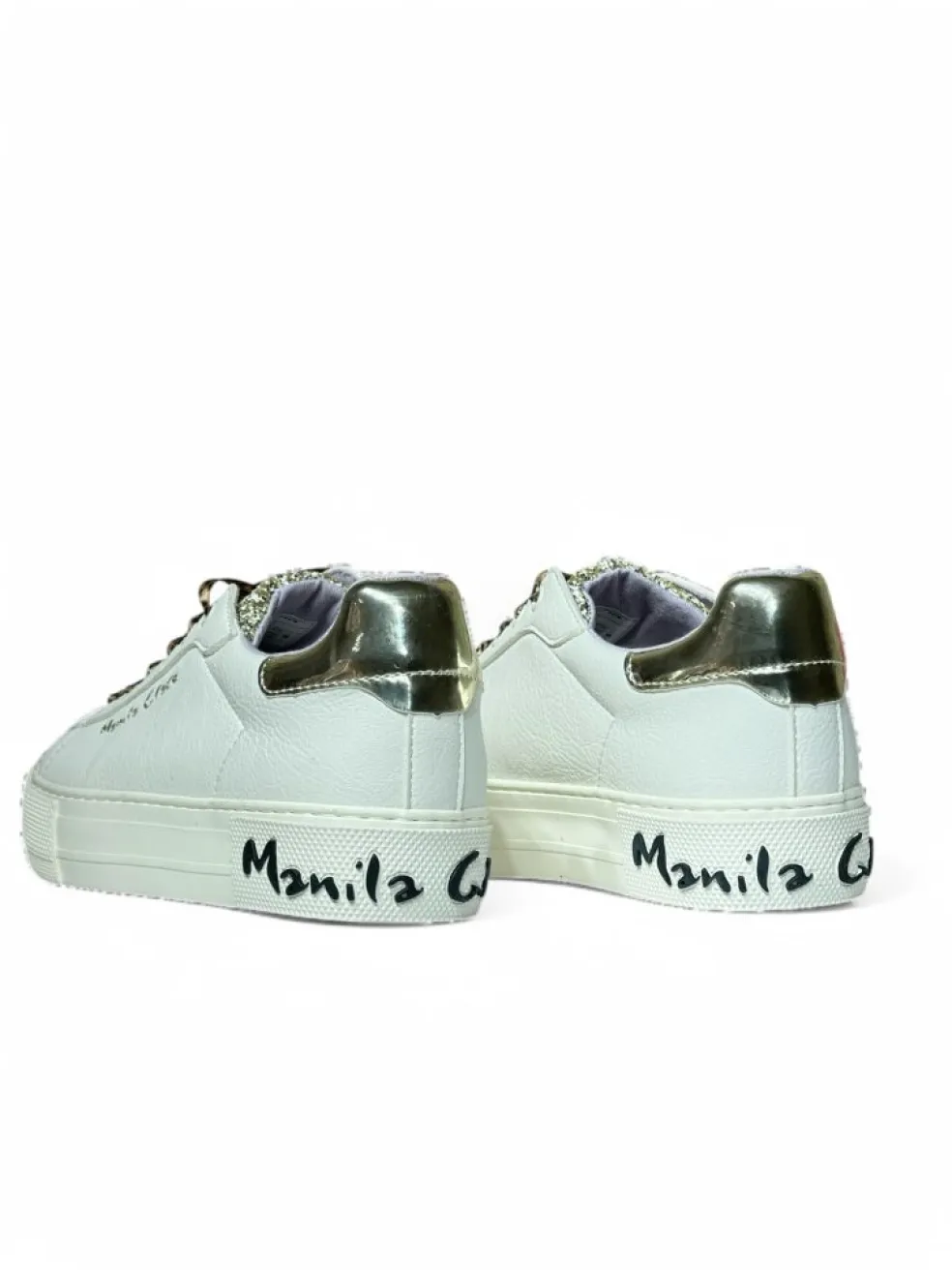 Sneakers donna “Manila Grace” 60104 Collezione Primavera/Estate 2025 – Bianco e platino