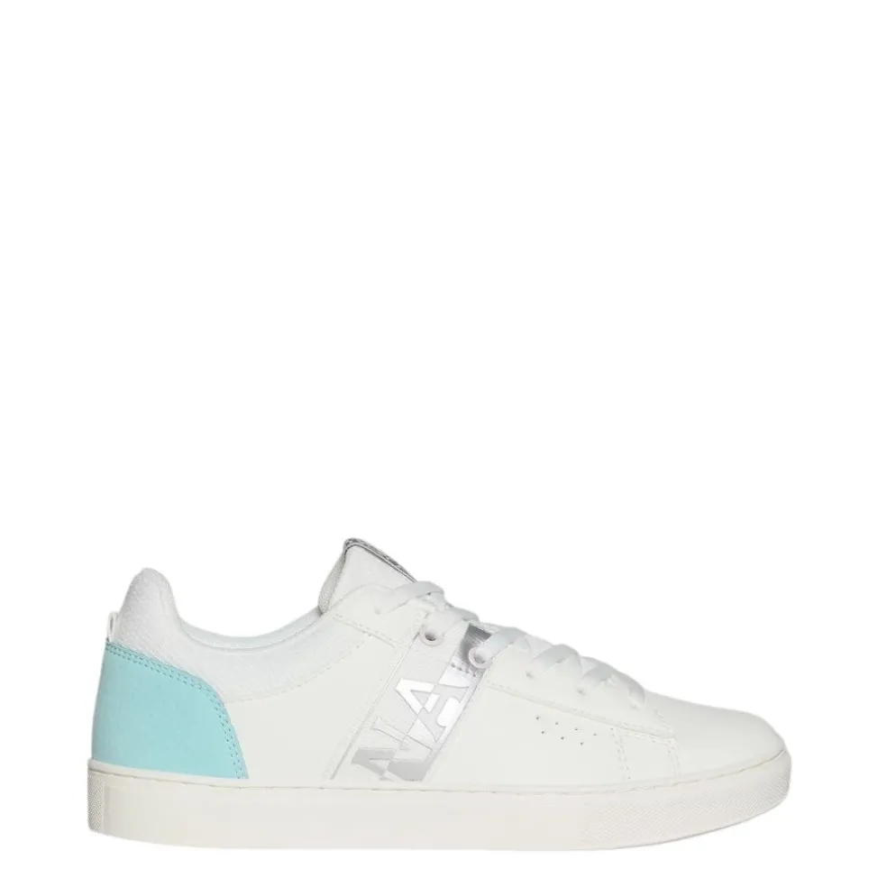 Sneakers Donna “Napapijri” NP0A4I6U03F1 Collezione Primavera/Estate 2025 – Bianco e Azzurro