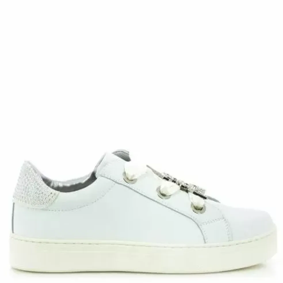 Sneakers donna “Patrizia Pepe” PPJ827 Collezione Primavera /Estate 2025 – Bianco