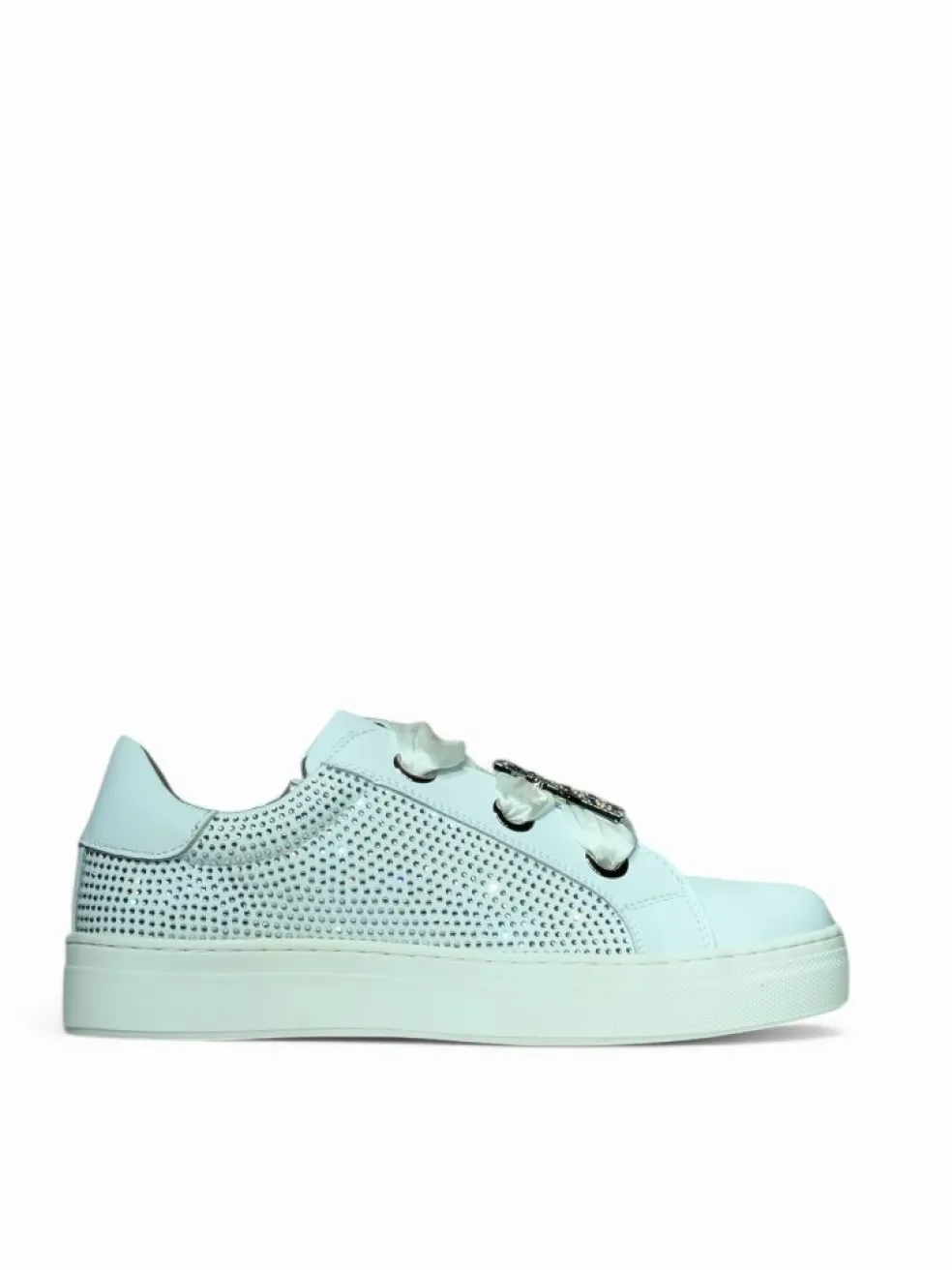 Sneakers donna “Patrizia Pepe” PPJ826 Collezione Primavera /Estate 2025 – Avorio/Bianco