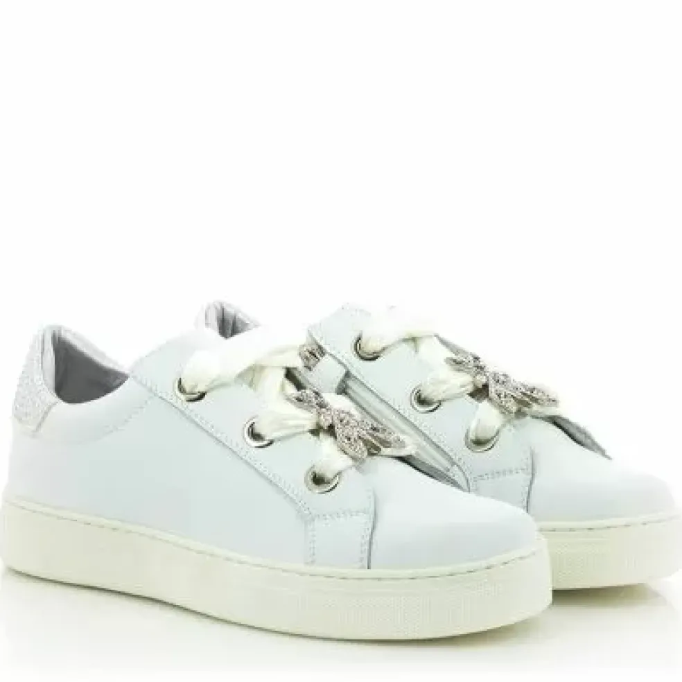 Sneakers donna “Patrizia Pepe” PPJ827 Collezione Primavera /Estate 2025 – Bianco