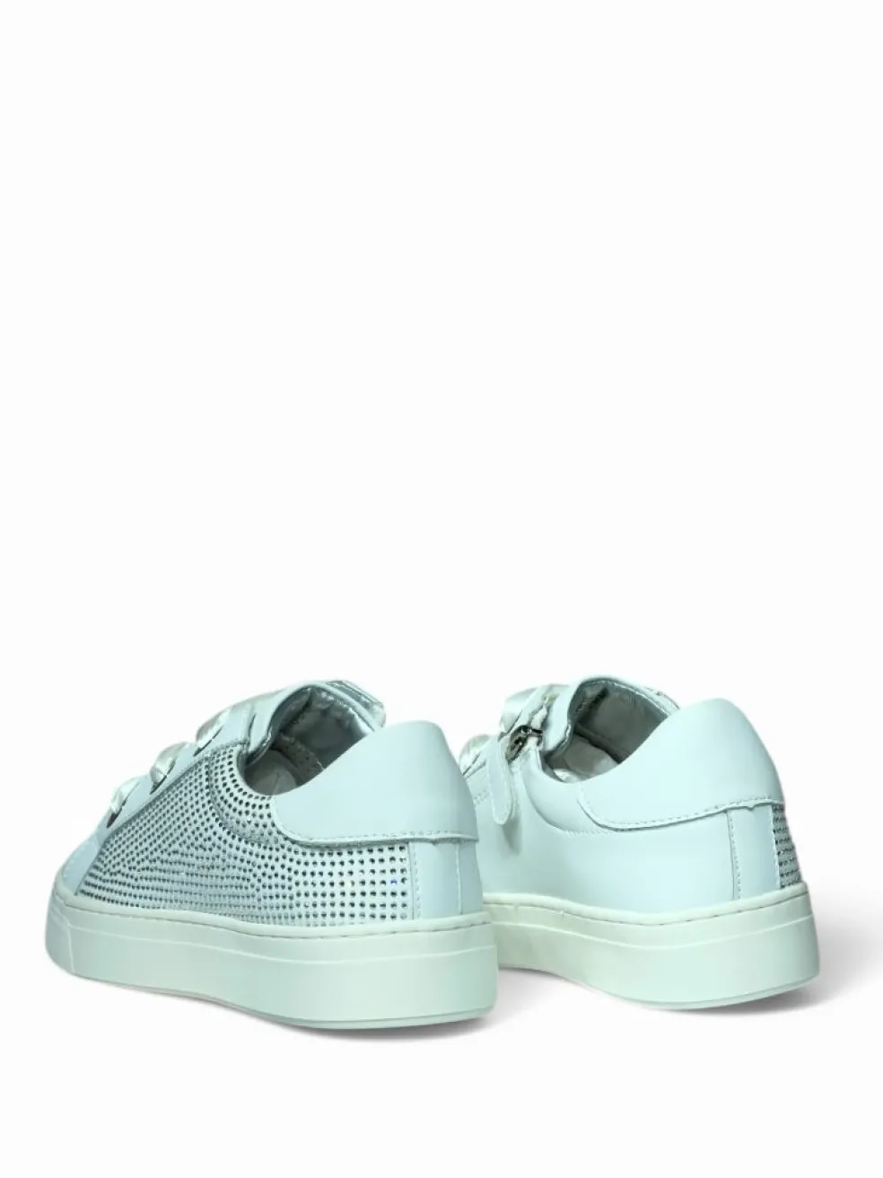 Sneakers donna “Patrizia Pepe” PPJ826 Collezione Primavera /Estate 2025 – Avorio/Bianco