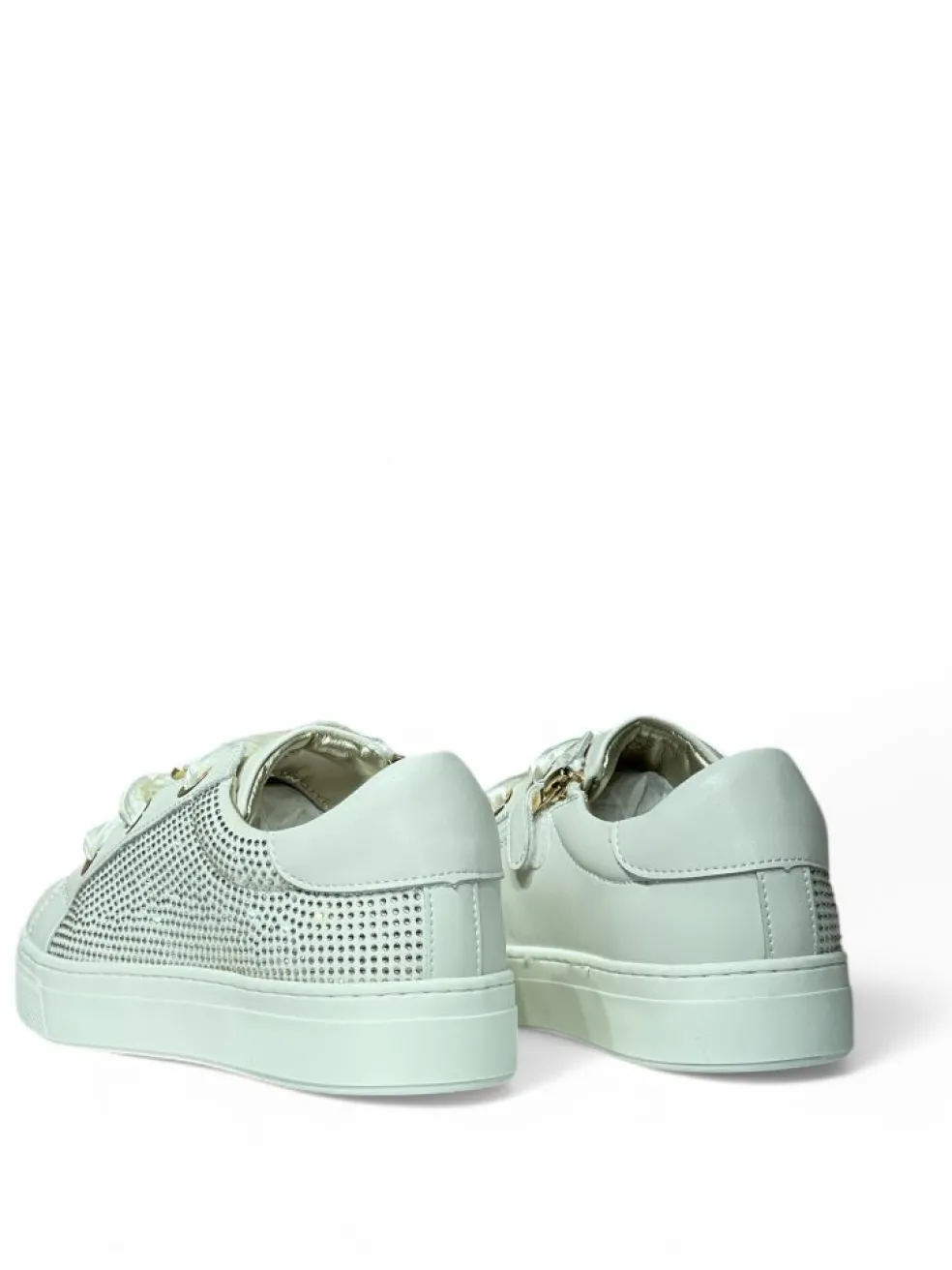 Sneakers donna “Patrizia Pepe” PPJ826 Collezione Primavera /Estate 2025 – Avorio/Bianco