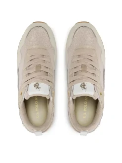 Sneakers donna “U.S. POLO” LAYLA001F-BEI001 Collezione Primavera/Estate 2025 – Beige