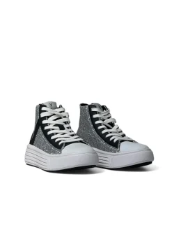 Sneakers donna “Virtus Palestre” VTW200511 Collezione Autunno/Inverno 2024/2025 – Argento nero e Bianco