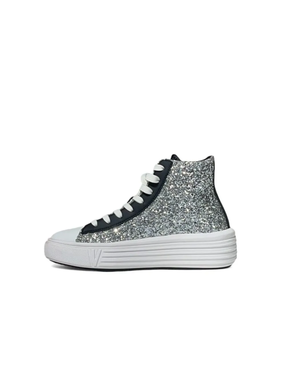 Sneakers donna “Virtus Palestre” VTW200511 Collezione Autunno/Inverno 2024/2025 – Argento nero e Bianco