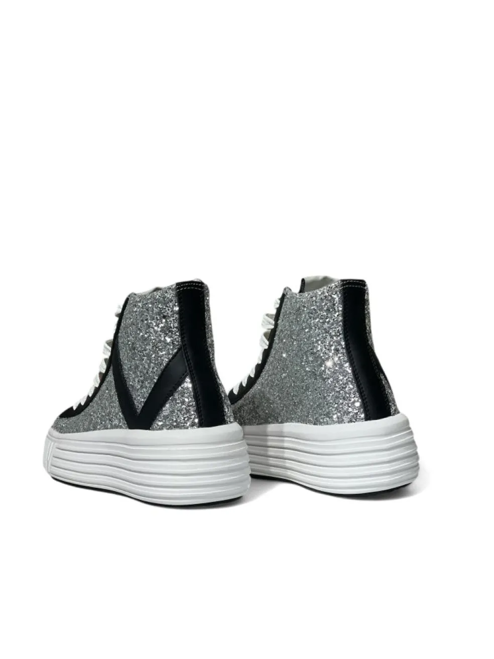 Sneakers donna “Virtus Palestre” VTW200511 Collezione Autunno/Inverno 2024/2025 – Argento nero e Bianco