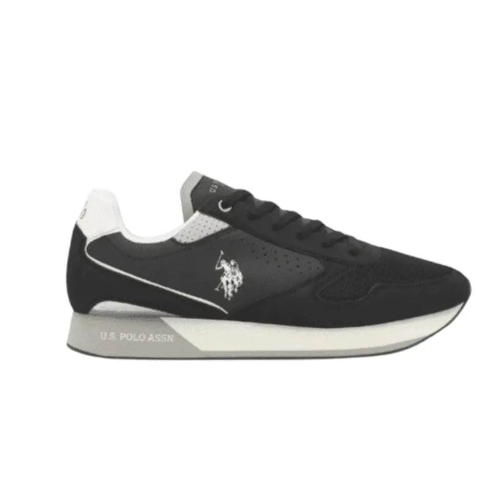 Sneakers Uomo ” U.S. Polo Assn.” Nobil003G Collezione Primavera/Estate 2025 – Nero