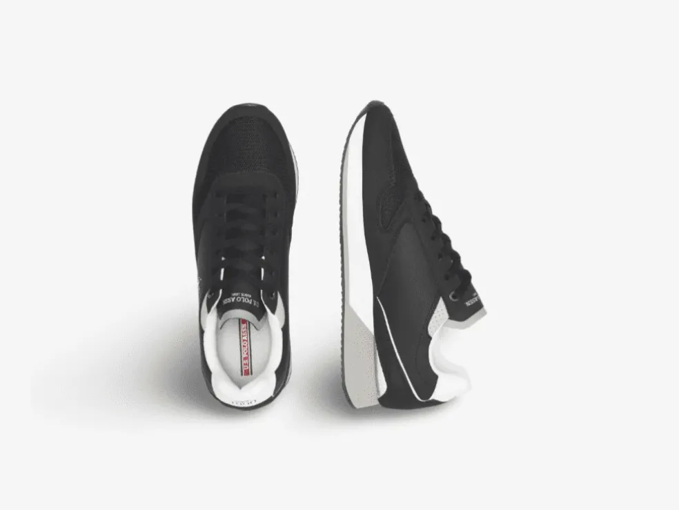 Sneakers Uomo ” U.S. Polo Assn.” Nobil003G Collezione Primavera/Estate 2025 – Nero
