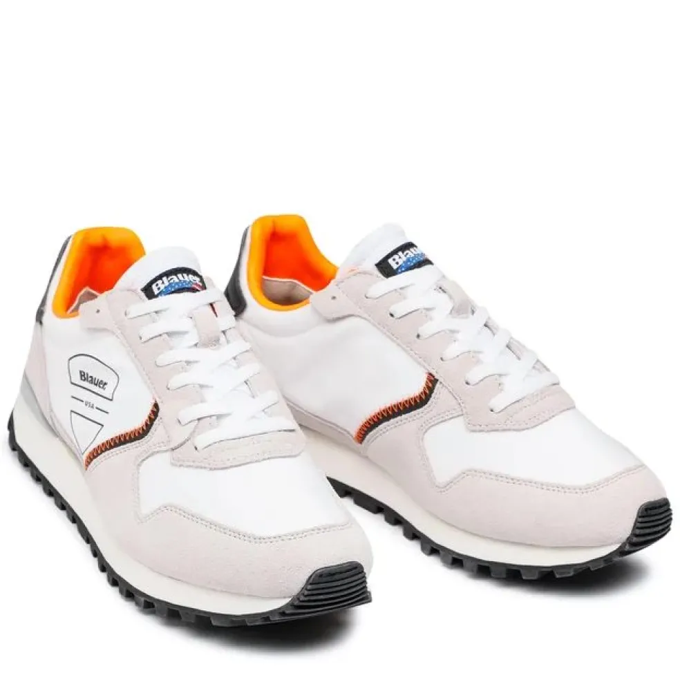 Sneakers Uomo “Blauer” DIXON01 Collezione Primavera/Estate 2025 – Beige Multi