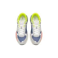 Sneakers Uomo “Blauer” EAGLE02 Collezione Primavera/Estate 2025 – Bianco e Grigio/Multicolor