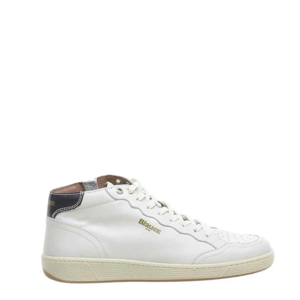 Sneakers Uomo “Blauer” MURRAY02 Collezione Primavera/Estate 2025 – Bianco