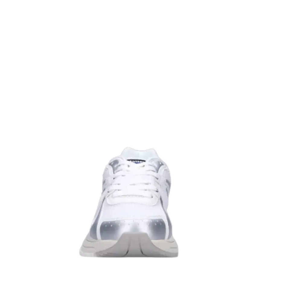 Sneakers Uomo “Blauer” S4EAGLE01/MEP Collezione Primavera/Estate 2025 – Bianco e Argento