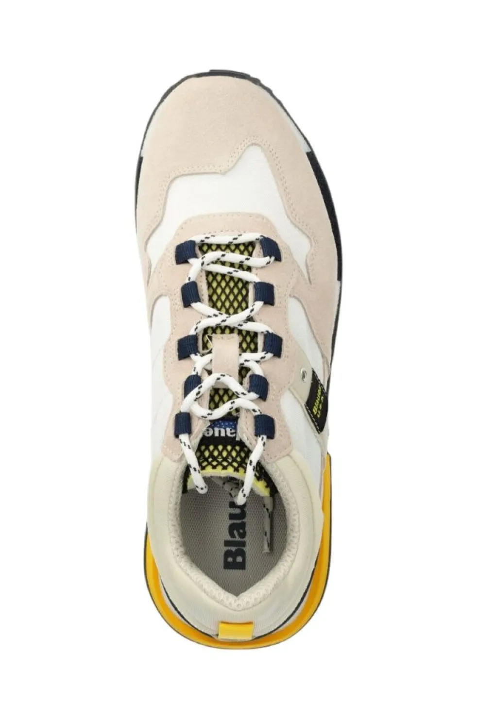 Sneakers Uomo “Blauer” S3HERON01/COD Collezione Primavera/Estate 2025 – Bianco e Beige