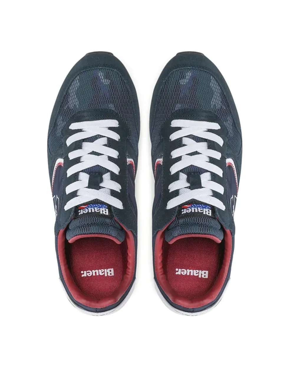 Sneakers Uomo “Blauer”DIXON01 Collezione Primavera/Estate 2025 – Grigio/Blu