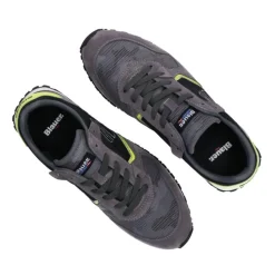 Sneakers Uomo “Blauer”DIXON01 Collezione Primavera/Estate 2025 – Grigio/Blu