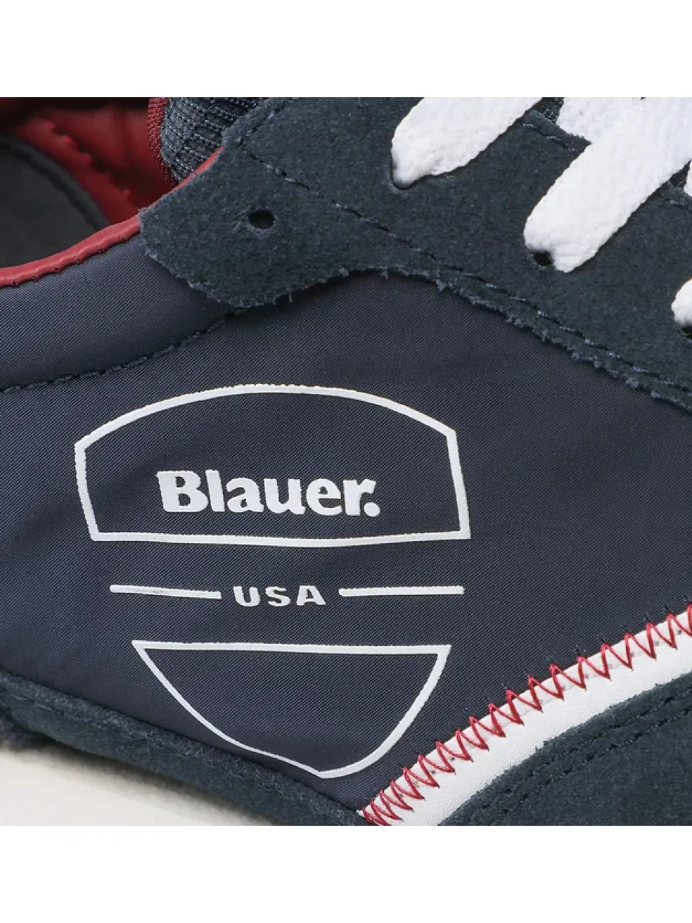 Sneakers Uomo “Blauer”DIXON01 Collezione Primavera/Estate 2025 – Grigio/Blu