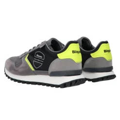 Sneakers Uomo “Blauer”DIXON01 Collezione Primavera/Estate 2025 – Grigio/Blu