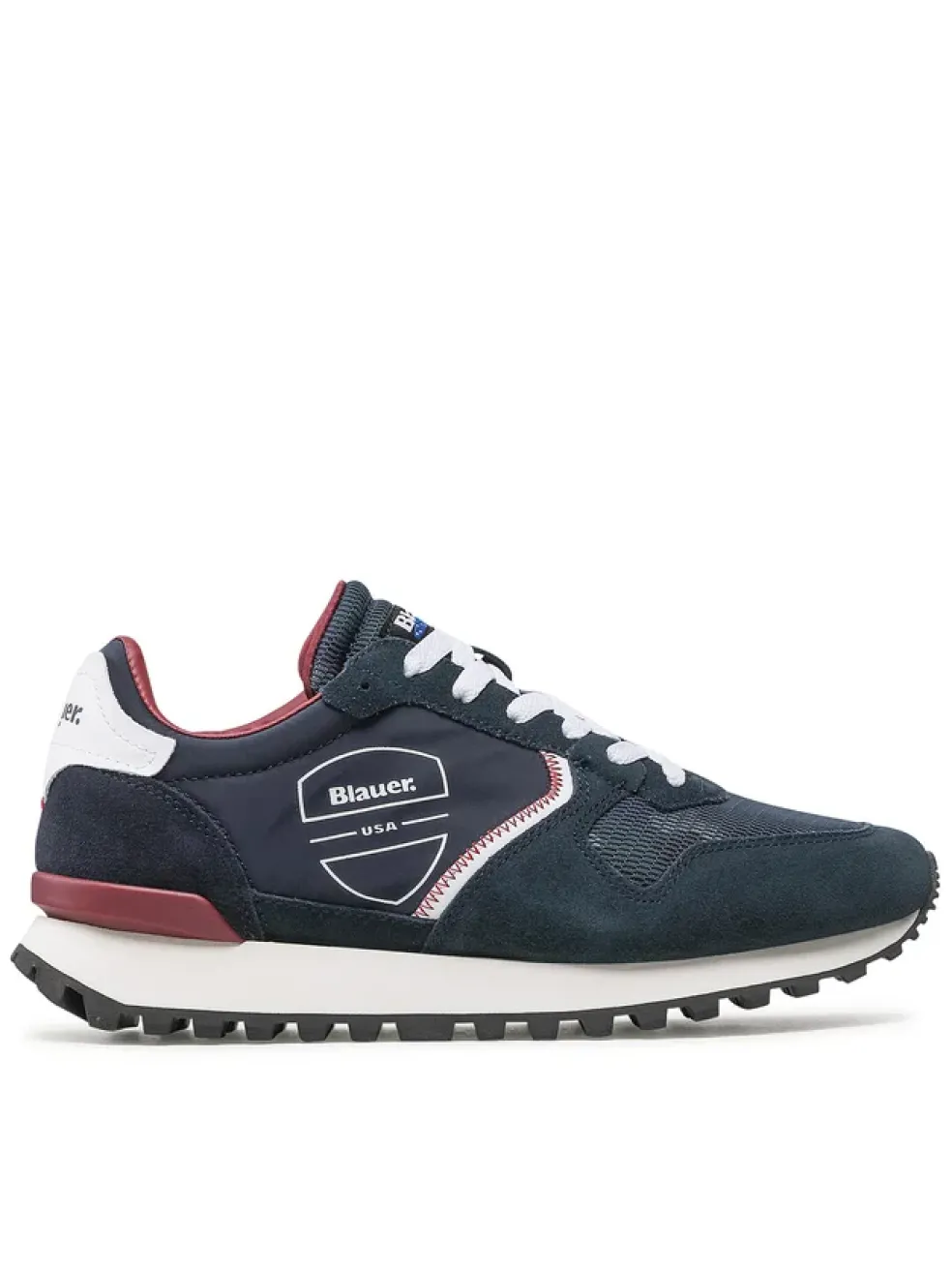 Sneakers Uomo “Blauer”DIXON01 Collezione Primavera/Estate 2025 – Grigio/Blu